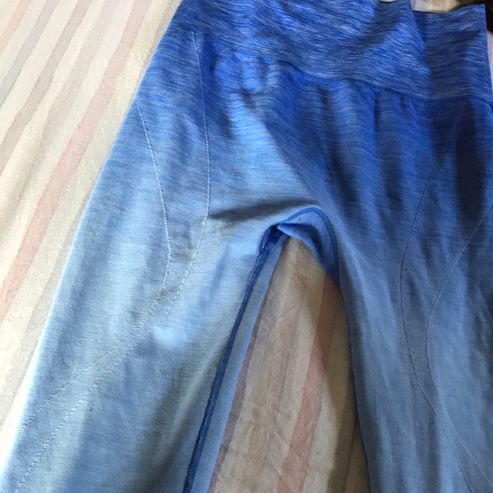Blue ombré Gym groupie leggings